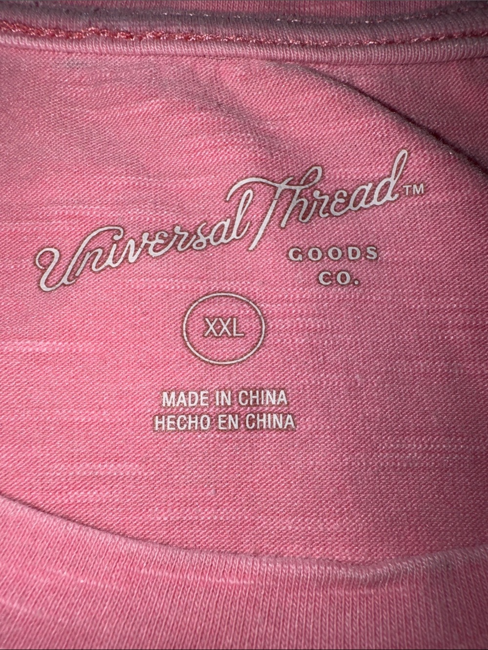 Universal Thread Pink Ruched Side T-Shirt Dress - Picture 3 of 4